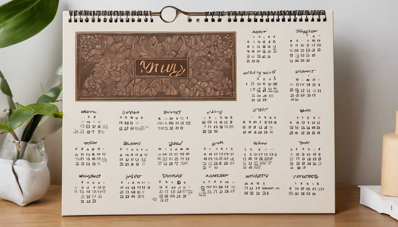 apprenez à créer votre propre calendrier personnalisé avec notre guide diy facile à suivre. exprimez votre créativité tout en organisant votre année de manière unique et originale!